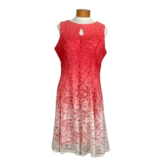 NWT Gabby Skye - Women's Size 14 Dress - Sleeveless Lace Fit & Flare Back Zip - Picture 13 of 16